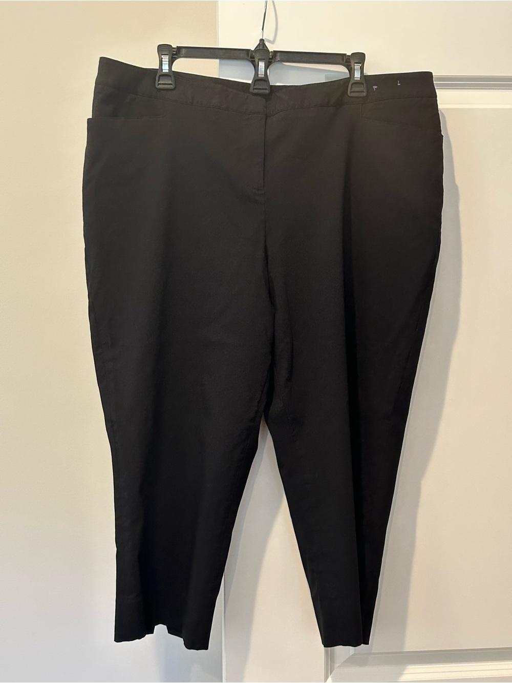 Black Lane Bryant Size 20 Women's Stretch Ankle Pants